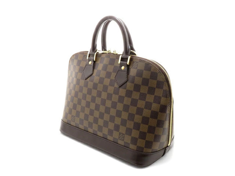 Louis Vuitton Alma Damier Bag Brown